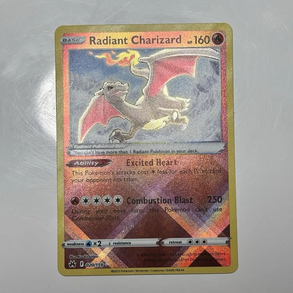 Radiant Charizard 020/159 Crown Zenith Holo